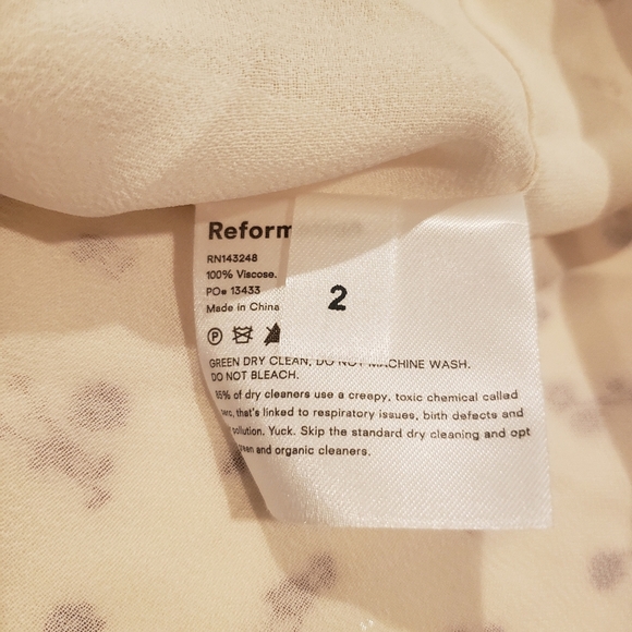 Reformation | Bisque Mini Dress in Floral Colette Print size 2 - Picture 11 of 13